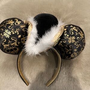 Gold and Black Pirates of the Caribbean Ears